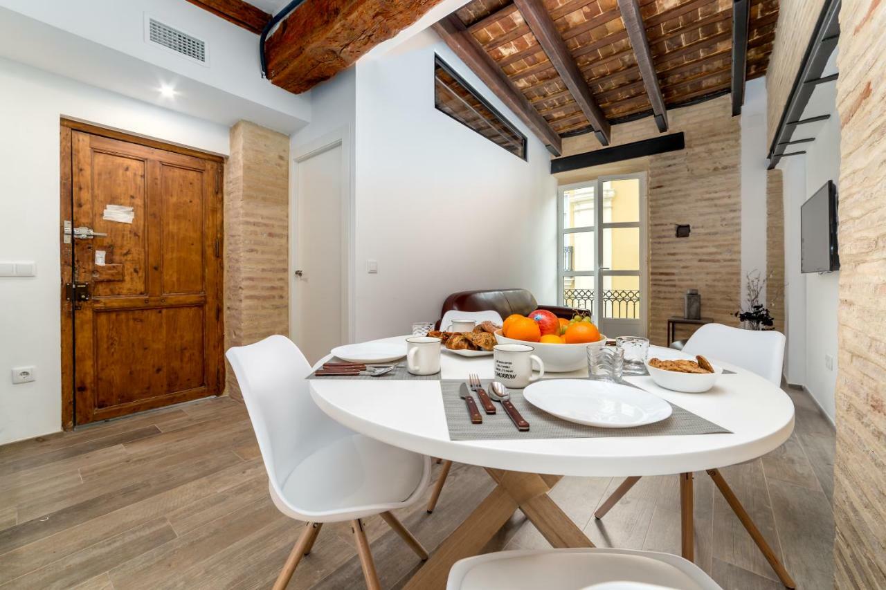 Ferienwohnung Florit Flats - Cathedral Luxury Terrace Flat 2Br 2Ba Ac Wifi Valencia Exterior foto